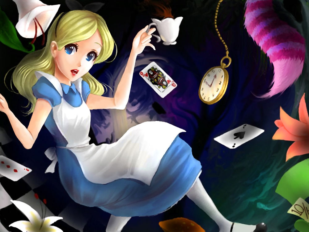Обои на рабочий стол Диснеевская Alice In Wonderland / Алиса в. 