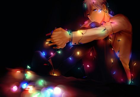 Обои на рабочий стол Куроко Тетсуя / Kuroko Tetsuya из аниме Баскетбол Куроко / Kuroko no Basuke