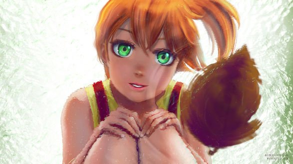 Обои на рабочий стол Misty / Мисти из аниме Покемон / Pokemon, by JaezX