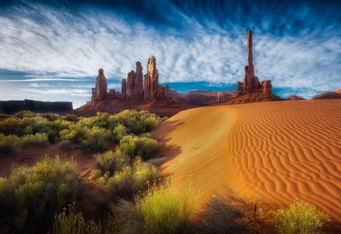 Обои на рабочий стол Долина Монументов, Arizona / Аризона, США / USA