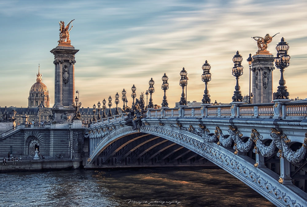 Обои для рабочего стола Мост Александра III через Сену в Paris / Париже, Manjik photography
