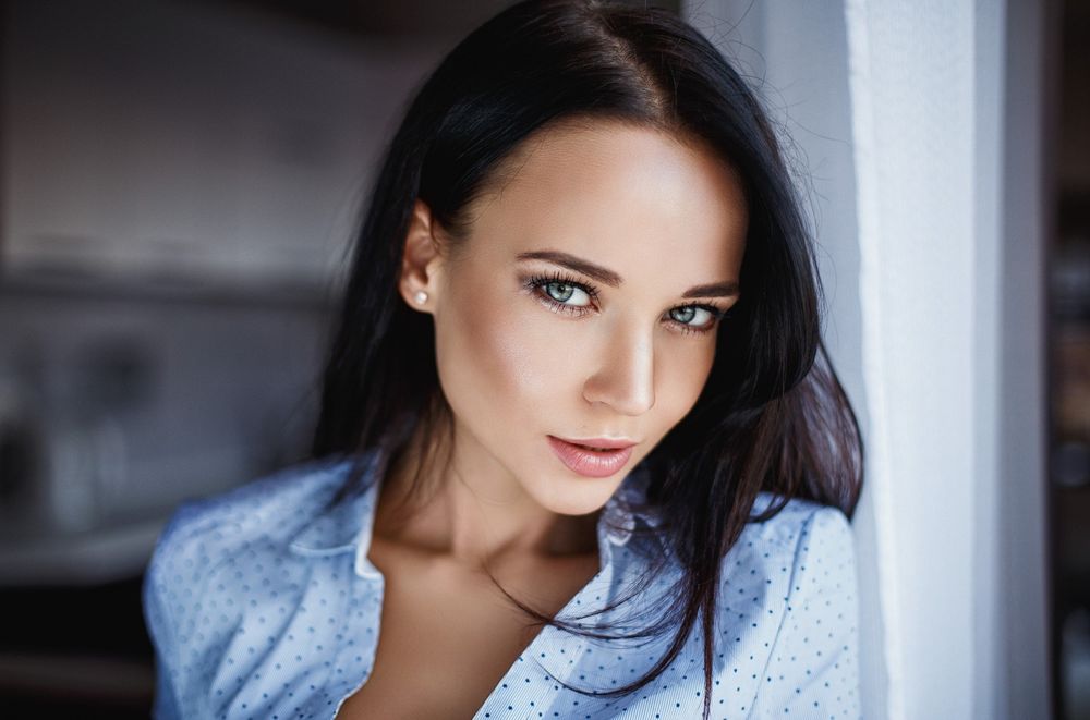 Обои для рабочего стола Красивая модель Ангелина Петрова / Angelina Petrova