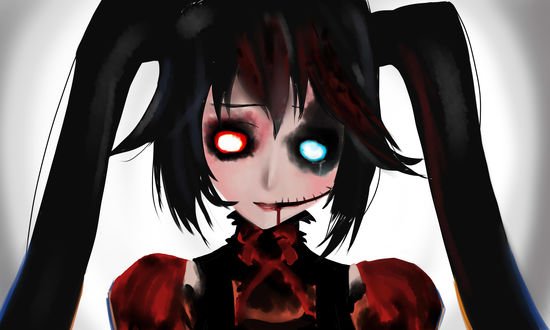 Обои на рабочий стол Vocaloid Hatsune Miku / Вокалоид Хатсунэ Мику