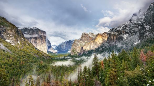 Обои на рабочий стол Национальный парк Йосемити, США / Yosemite, USA