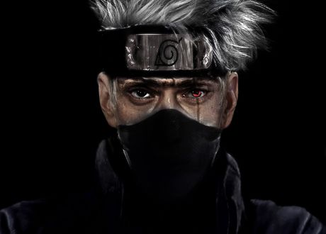 Обои на рабочий стол Какаши Хатаке / Kakashi Hatake из аниме Наруто / Naruto