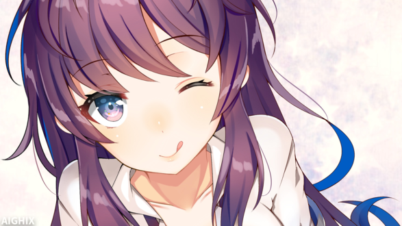 Обои на рабочий стол Ichinose Shiki / Шики Ичиносэ из аниме Idolmaster: Сinderella Girls / Идолмастер: Девушки-золушки, by AIGHIX