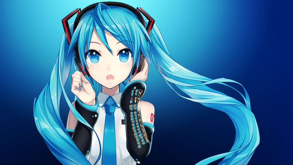 Обои на рабочий стол Vocaloid Hatsune Miku / Вокалоид Хатсуне Мику, by AssassinWarrior