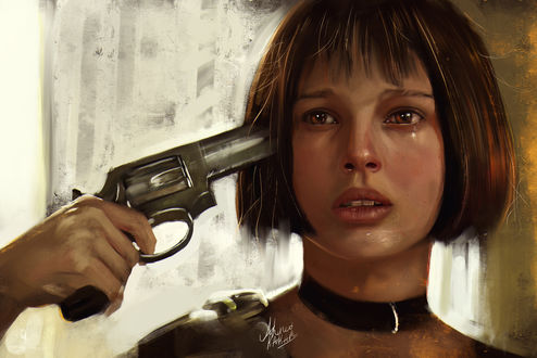 Обои на рабочий стол Mathilda / Матильда, фильм leon / Леон, by Ahmed Karam
