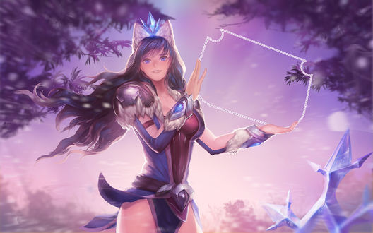Обои на рабочий стол Snowstorm Sivir / Пургу Сивир из игры League of Legends / Лига Легенд, by InstantIP