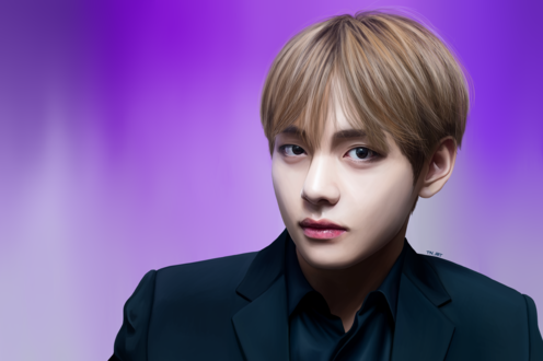 Обои на рабочий стол Ви / V / Ким Тэ Хен / Kim Tae Hyung-участник южно-корейской группы BTS / BangTan Boys / Bulletproof Boy Scouts, by TYV-ART