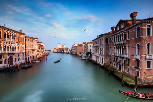 Обои на рабочий стол Замечательный город Venice, Italy / Венеция, Италия, фотограф cmoon view