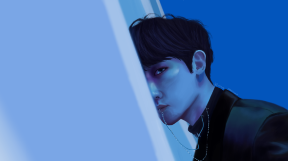 Обои на рабочий стол Бэкхен / Baekhyun / Бен Пэк Хен / Byun Baek Hyun-главный вокалист группы EXO, by galaxyseoul