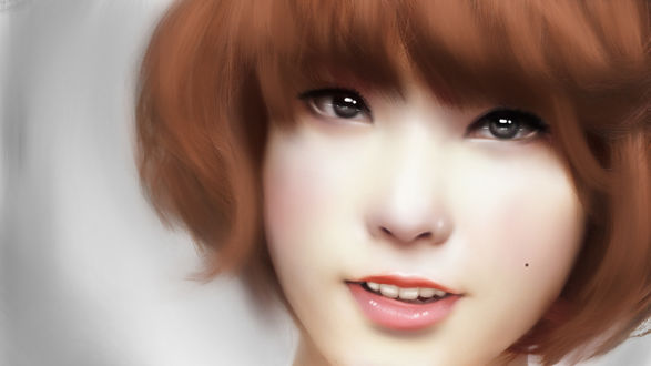 Обои на рабочий стол Южно-корейская певица Ли Чжи Ын / Lee Ji Eun, by k3nn3thcute