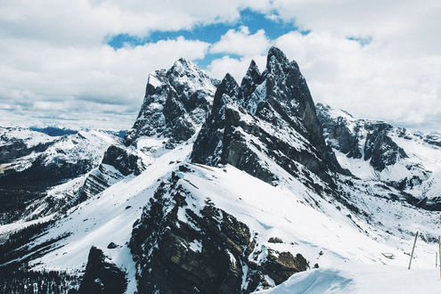 Обои на рабочий стол Горы в снегу, фотограф Daniel Casson
