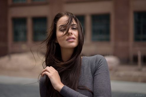 Обои на рабочий стол Красивая девушка Jenna, фотограф Martin Kuhn