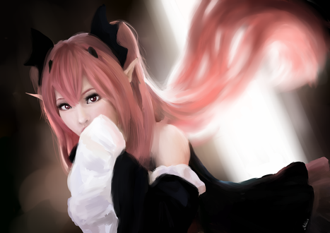 Обои на рабочий стол Krul Tepes / Крул Цепеш из аниме Owari no Seraph / Последний Серафим, by xMochikox
