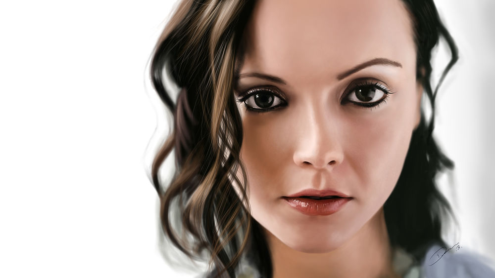 Обои для рабочего стола Американская актриса Christina Ricci / Кристина Риччи, by Packwood