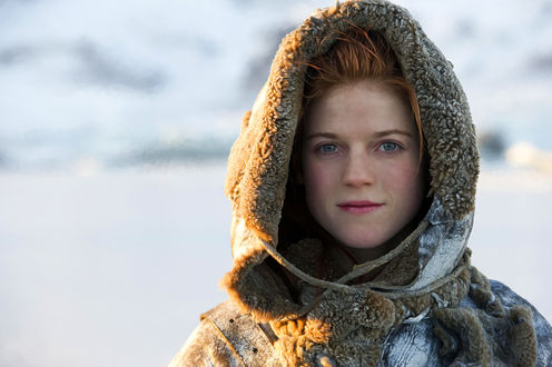Обои на рабочий стол Британская актриса Rose Leslie / Роуз Лесли в роли Ygritte / Игритт из сериала Игра престолов / Game of Thrones
