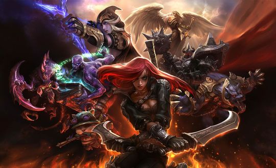 Обои на рабочий стол Герои игры League of Legends / Лига Легенд, by Suke