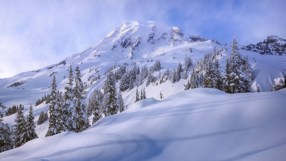 Обои для рабочего стола Гора Рейнир / Rainier, США / USA, фотограф Alex Noriega