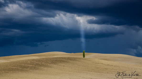 Обои на рабочий стол Голубое небо Tuscany / Тосканы, фотограф John Kamstra