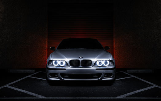 Обои на рабочий стол BMW, 5 серия, 540i / БМВ X5 в анфас