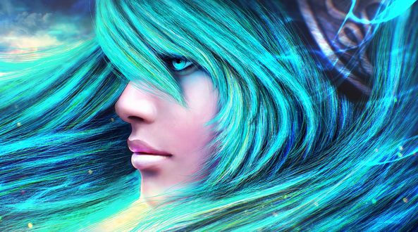 Обои на рабочий стол Sona / Сона, из игры League of Legends / Лига Легенд