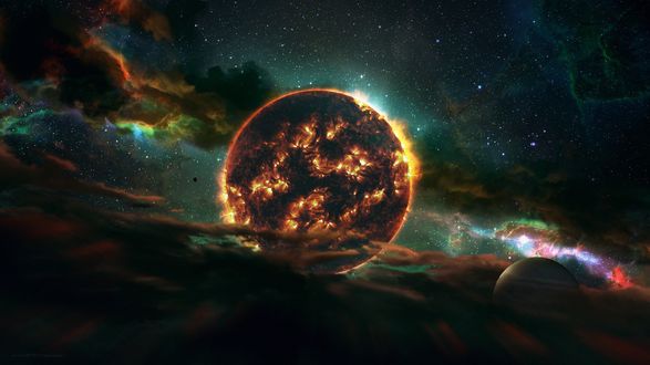 Обои на рабочий стол Картина: Dead Star / Мертвая Звезда, by John Grello