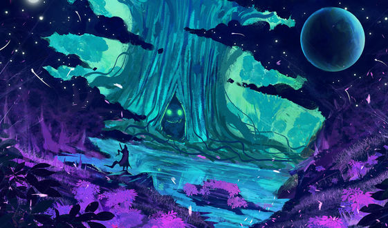 Обои на рабочий стол Space Wilderness / Космическая пустыня, by DaisanART