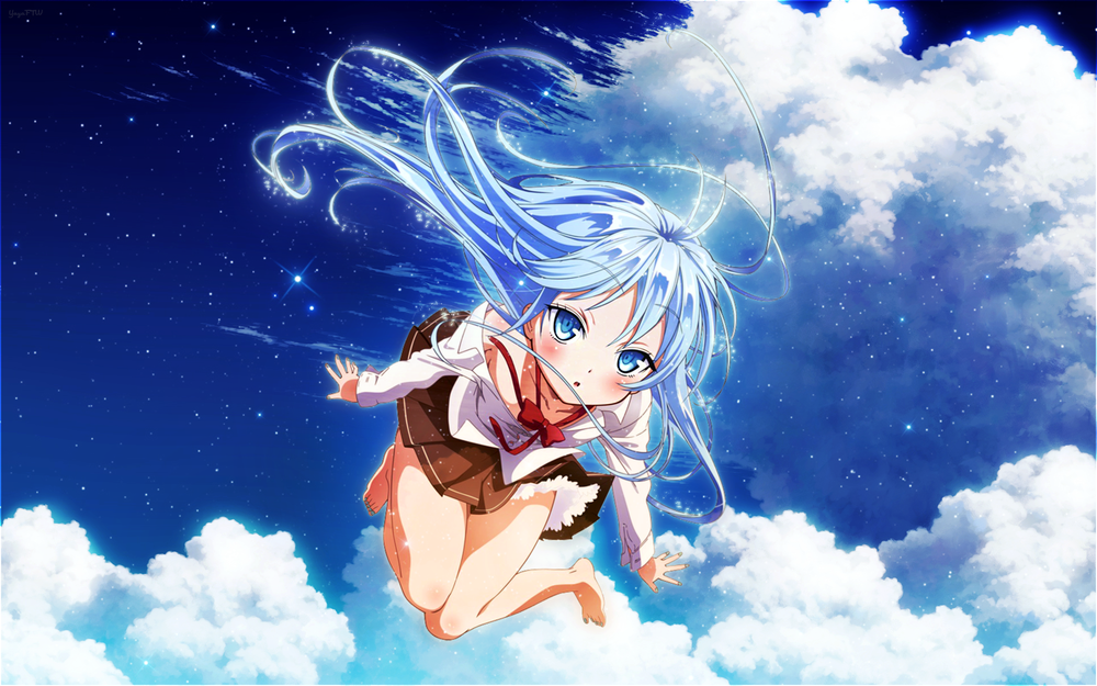 Обои для рабочего стола Erio Touwa / Эрио Това из аниме Denpa Onna to Seishun Otoko / Радиосигнал от чудачки. Юноша на связи, by YayaFTW