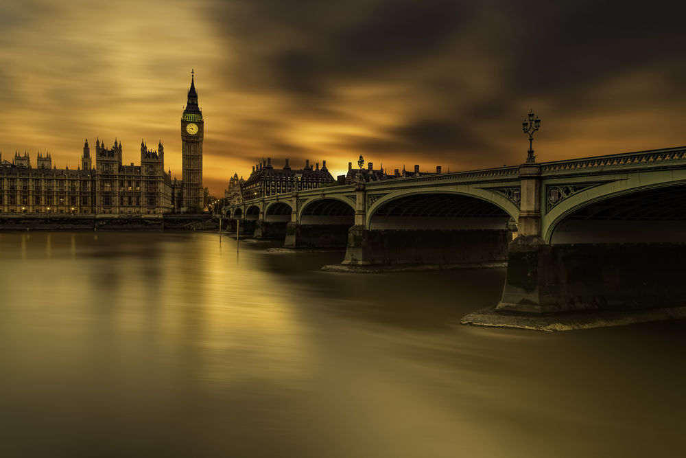Обои для рабочего стола Мост к Palace of Westminster / Вестминстерскому дворцу, фотограф Tore H