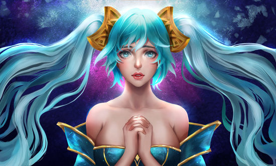 Обои на рабочий стол Sona / Сона из игры League of Legends / Лига Легенд, by MyzuCass
