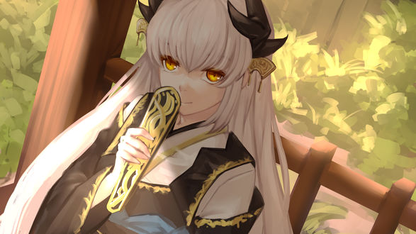 Обои на рабочий стол Kiyohime / Киехимэ из игры Fate / Grand Order / Судьба: Великий Приказ, by jacky5493