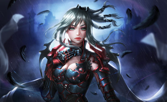 Обои на рабочий стол Aranea Highwind / Аранея Хайвинд - персонаж игры Final Fantasy, by renaillusion
