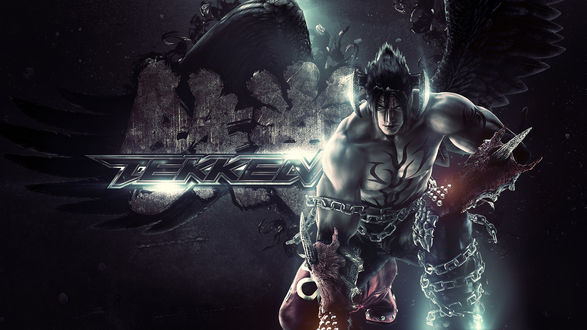 Обои на рабочий стол Devil Jin / Дьявол Джин, из игры Tekken, by paha13
