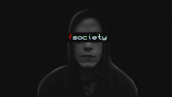 Обои на рабочий стол Эллиот Алдерсон / Elliot Alderson из фильма Мистер Робот / Mr. Robot (Fsociety)
