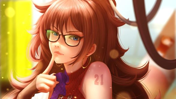 Обои на рабочий стол Android 21 / Андроид 21, арт к игре Dragon Ball FighterZ / Жемчуг дракона FighterZ