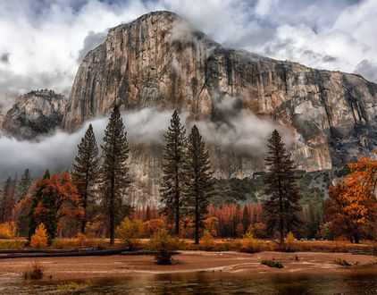 Обои на рабочий стол Осень в Yosemite National Park / национальном парке Йосемити, фотограф Ionut Lupu