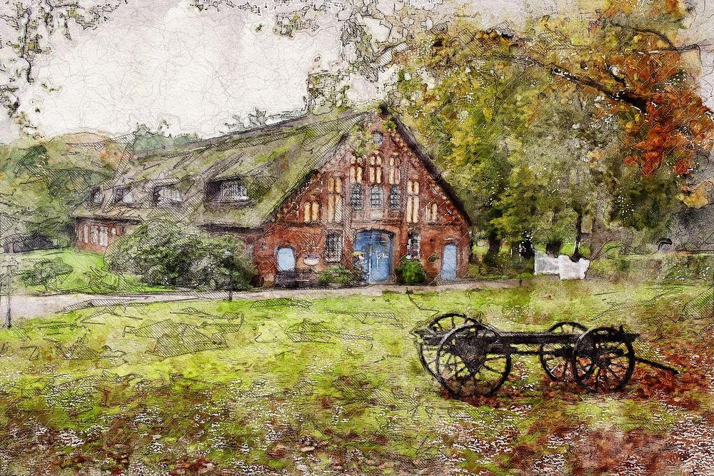 Обои для рабочего стола Сельская усадьба Хомстед / Homestead, Florida / Флорида, by Brigitte Werner