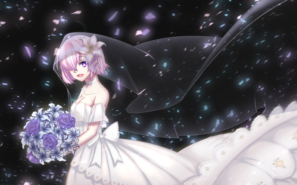 Обои для рабочего стола Mash Kyrielight / Мэш Кириелайт из аниме Fate / Grand Order: First Order / Судьба / Великий приказ, by Akinichi42