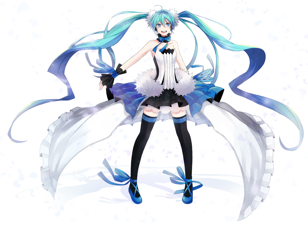 Обои для рабочего стола Vocaloid Miku Hatsune / Вокалоид Мику Хацунэ, by jumjumi1005