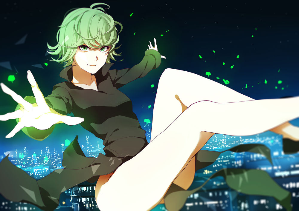 Обои для рабочего стола Tatsumaki / Торнадо из аниме One Punch Man / Ванпанчмен, by Lien-Tsu