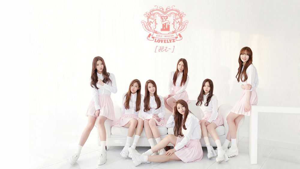 Обои для рабочего стола Девушки из корейской вокал-группы Lovelyz