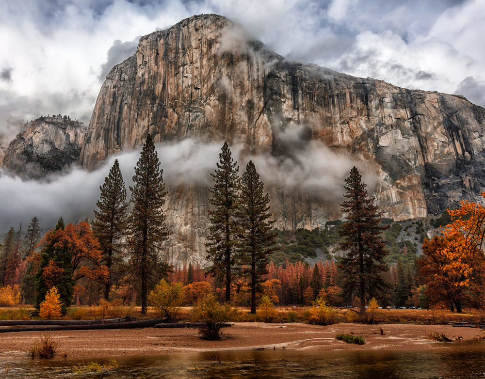Обои для рабочего стола Осень в Yosemite National Park / национальном парке Йосемити, фотограф Ionut Lupu