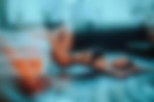 Обои на рабочий стол Модель Alexandra Ermolaeva в черном нижнем белье, фотограф Marko Smiljanic