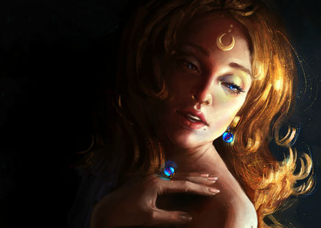 Обои на рабочий стол Redhead princess / рыжеволосая принцесса, by AyyaSAP