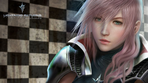 Обои на рабочий стол Lightning returns / Молния возвращается, арт к игре Final Fantasy XIII / Последняя фантазия XIII, by thanomluk