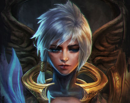 Обои на рабочий стол Riven / Ривэн из игры League of Legends / Лига Легенд