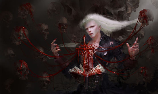 Обои на рабочий стол Vampire / Вампир, by Yi Ren