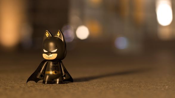 Обои на рабочий стол Фигурка Бэтмена, LEGO